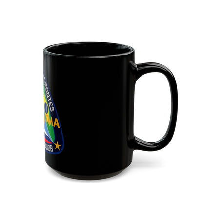 Soyuz TMA-8 (Soyuz Programme) Black Coffee Mug-The Sticker Space