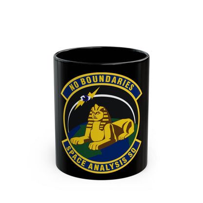 Space Analysis Squadron (U.S. Air Force) Black Coffee Mug-11oz-The Sticker Space