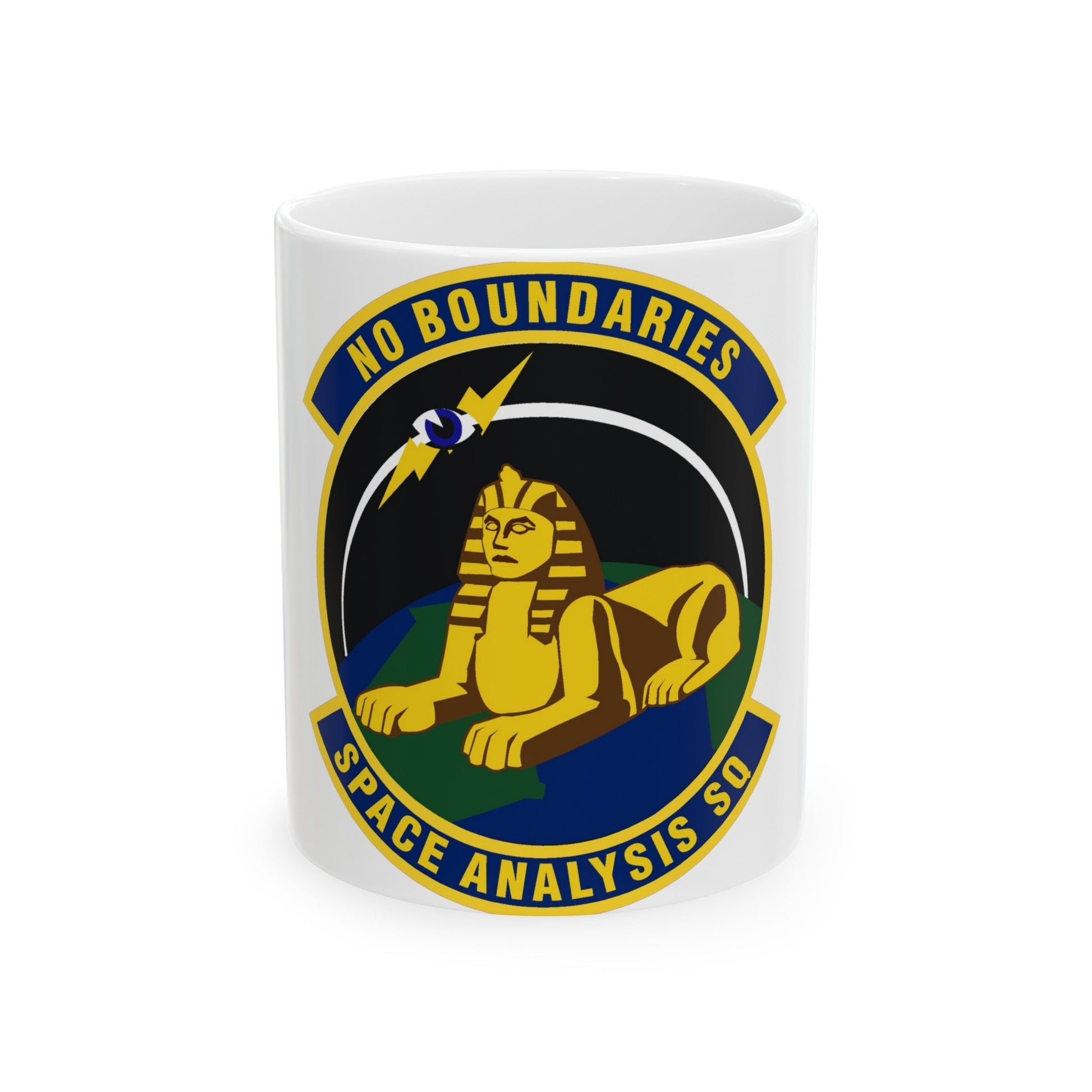 Space Analysis Squadron (U.S. Air Force) White Coffee Mug-11oz-The Sticker Space