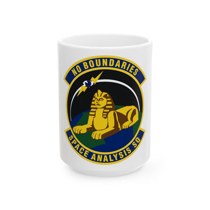 Space Analysis Squadron (U.S. Air Force) White Coffee Mug-15oz-The Sticker Space