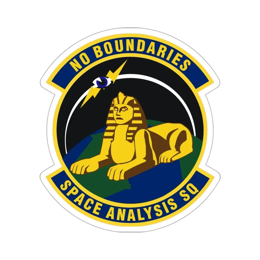 Space Analysis Squadron (U.S. Air Force) STICKER Vinyl Die-Cut Decal 3 Inch - The Sticker Space
