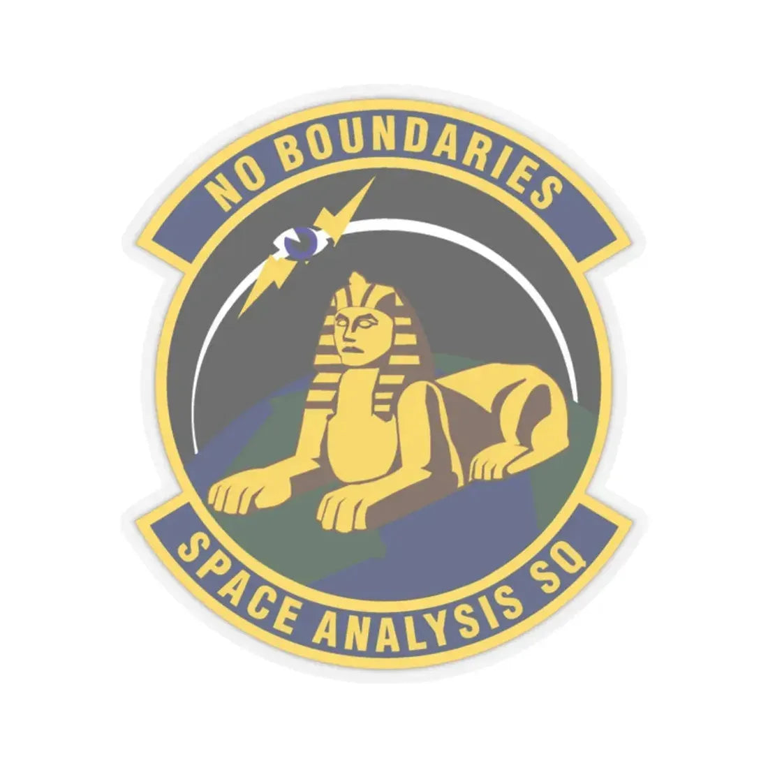 Space Analysis Squadron (U.S. Air Force) STICKER Vinyl Kiss-Cut Decal 2 Inch Transparent - The Sticker Space