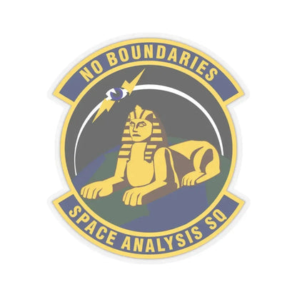 Space Analysis Squadron (U.S. Air Force) STICKER Vinyl Kiss-Cut Decal 3 Inch Transparent - The Sticker Space
