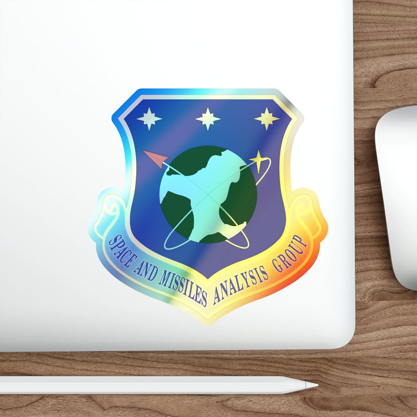 Space and Missiles Analysis Group (U.S. Air Force) Holographic STICKER Die-Cut Vinyl Decal-The Sticker Space