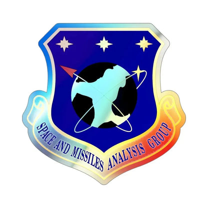 Space and Missiles Analysis Group (U.S. Air Force) Holographic STICKER Die-Cut Vinyl Decal 5 Inch Holographic - The Sticker Space