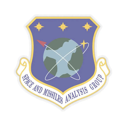 Space and Missiles Analysis Group (U.S. Air Force) STICKER Vinyl Kiss-Cut Decal 3 Inch Transparent - The Sticker Space