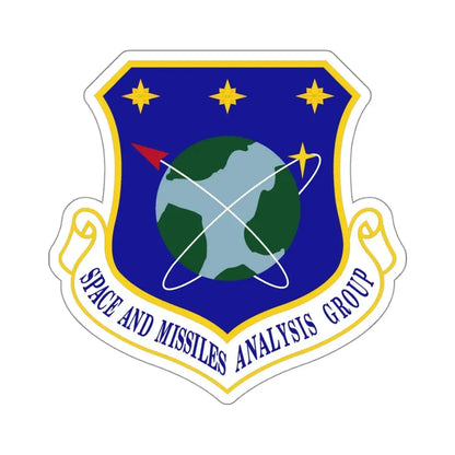 Space and Missiles Analysis Group (U.S. Air Force) STICKER Vinyl Kiss-Cut Decal 4 Inch White - The Sticker Space