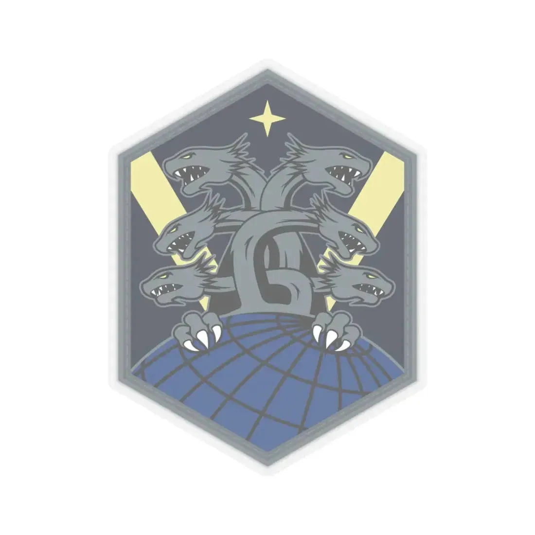 Space Base Delta 1 (U.S. Space Force) STICKER Vinyl Kiss-Cut Decal 4 Inch Transparent - The Sticker Space