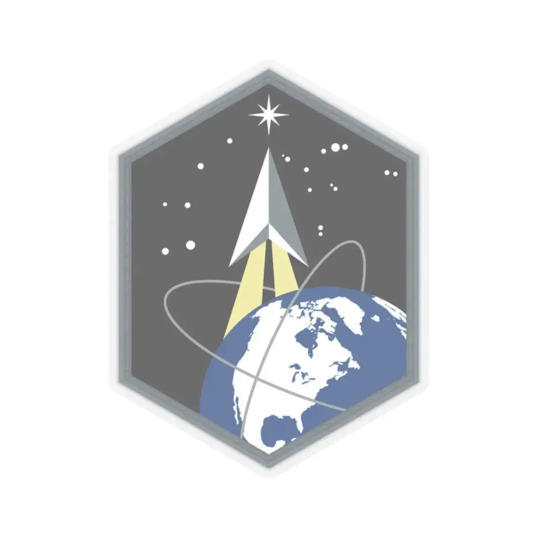 Space Base Delta 2 (U.S. Space Force) STICKER Vinyl Kiss-Cut Decal 2 Inch Transparent - The Sticker Space