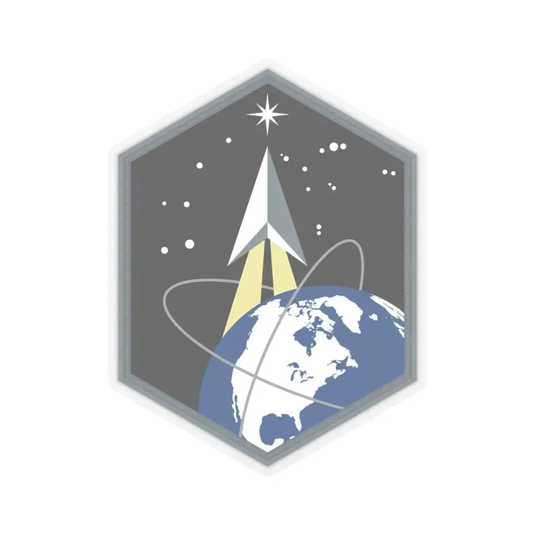 Space Base Delta 2 (U.S. Space Force) STICKER Vinyl Kiss-Cut Decal 3 Inch Transparent - The Sticker Space