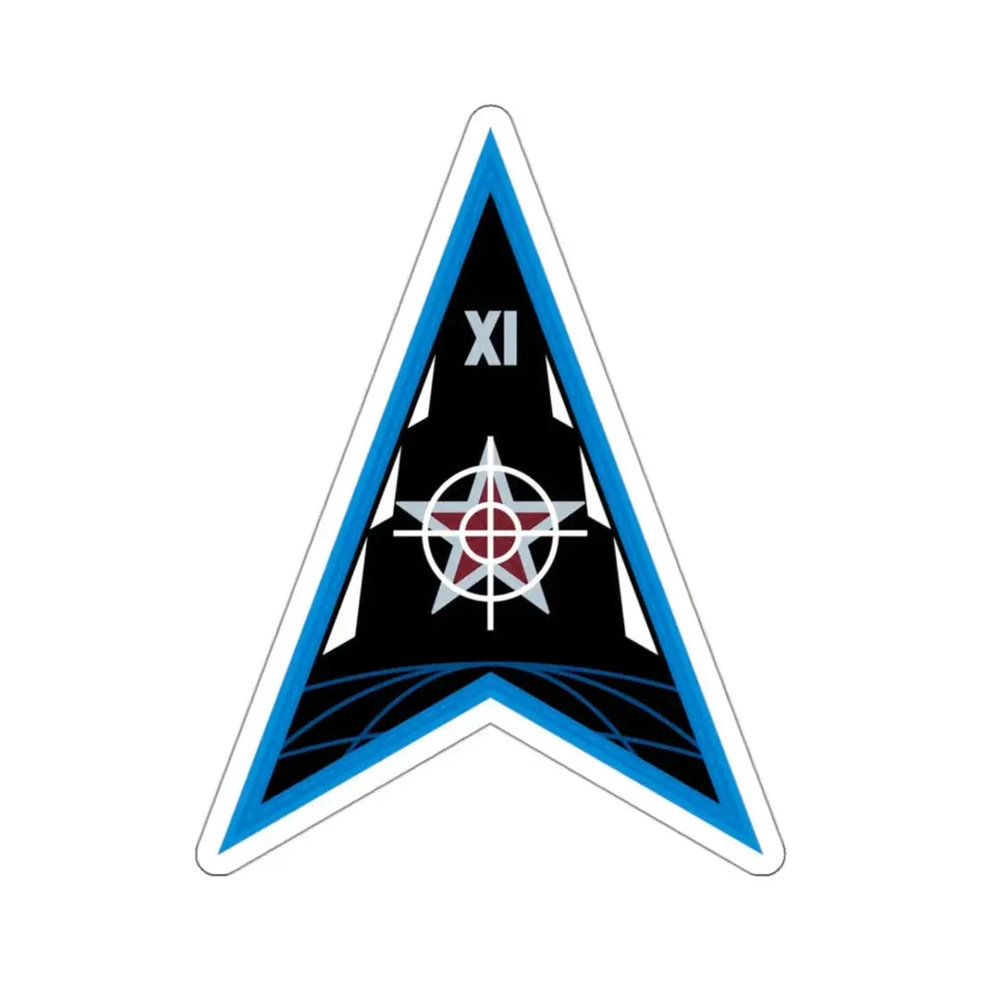 Space Delta 11 (U.S. Space Force) STICKER Vinyl Kiss-Cut Decal 3 Inch White - The Sticker Space