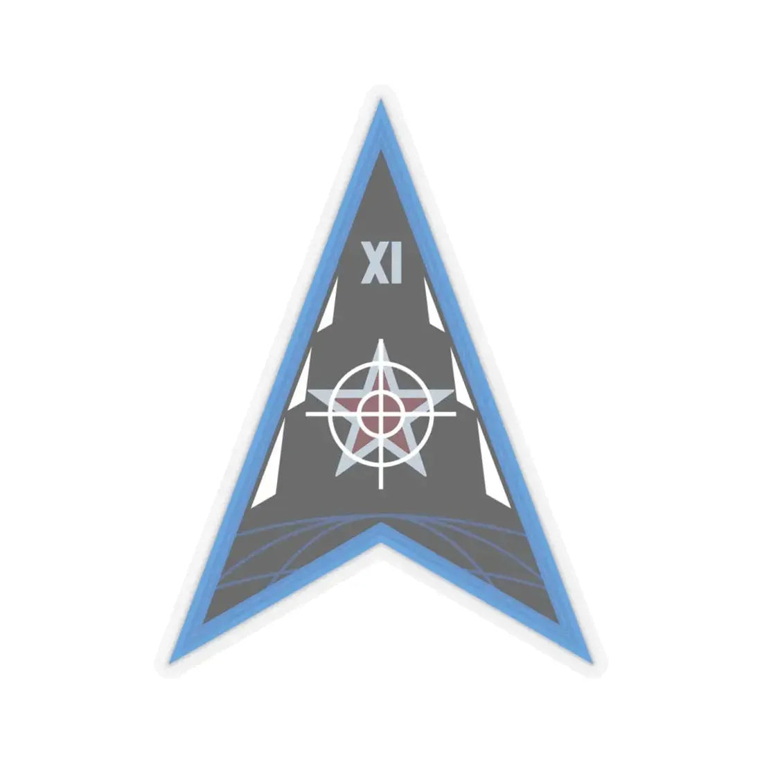 Space Delta 11 (U.S. Space Force) STICKER Vinyl Kiss-Cut Decal 4 Inch Transparent - The Sticker Space