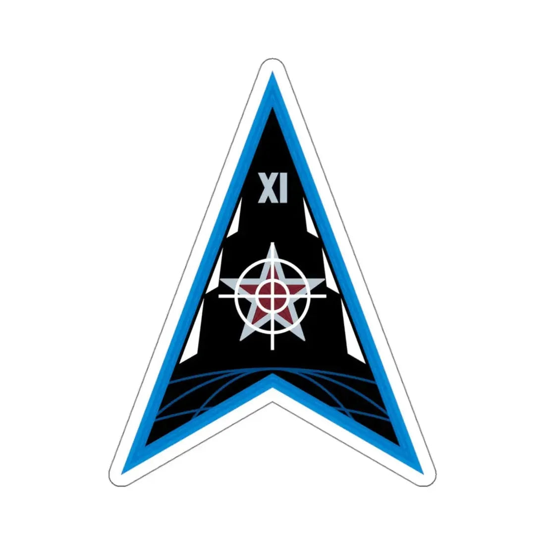Space Delta 11 (U.S. Space Force) STICKER Vinyl Kiss-Cut Decal 4 Inch White - The Sticker Space