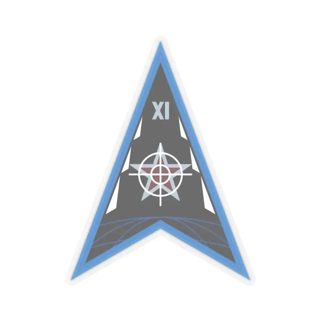 Space Delta 11 (U.S. Space Force) STICKER Vinyl Kiss-Cut Decal 6 Inch Transparent - The Sticker Space