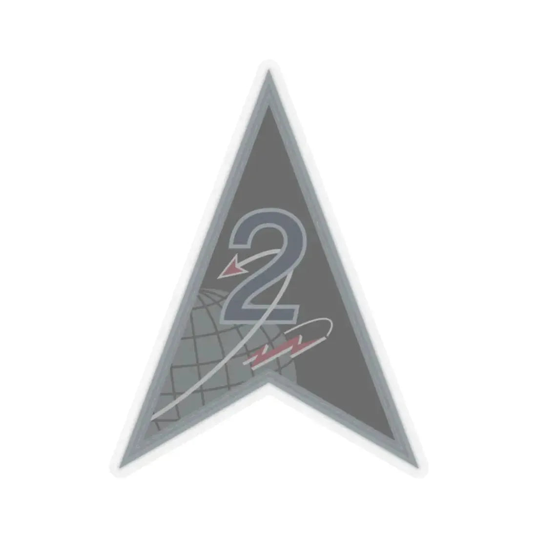Space Delta 2 (U.S. Space Force) STICKER Vinyl Kiss-Cut Decal 2 Inch Transparent - The Sticker Space