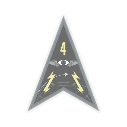 Space Delta 4 (U.S. Space Force) STICKER Vinyl Kiss-Cut Decal 6 Inch Transparent - The Sticker Space