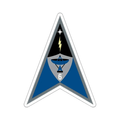 Space Delta 6 (U.S. Space Force) STICKER Vinyl Kiss-Cut Decal 3 Inch White - The Sticker Space