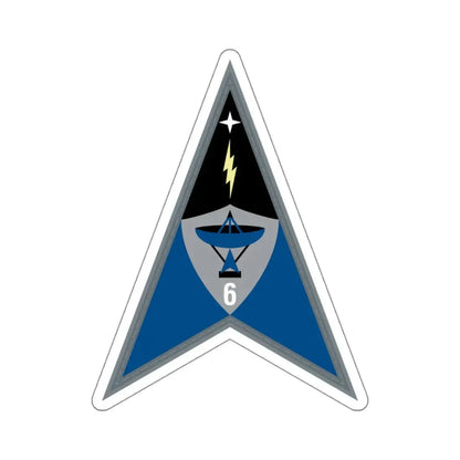 Space Delta 6 (U.S. Space Force) STICKER Vinyl Kiss-Cut Decal 4 Inch White - The Sticker Space