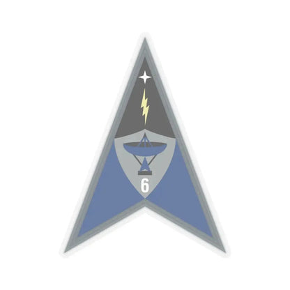 Space Delta 6 (U.S. Space Force) STICKER Vinyl Kiss-Cut Decal 6 Inch Transparent - The Sticker Space