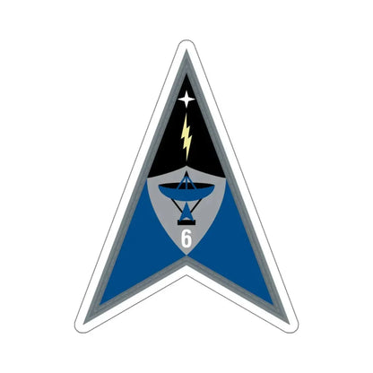 Space Delta 6 (U.S. Space Force) STICKER Vinyl Kiss-Cut Decal 6 Inch White - The Sticker Space