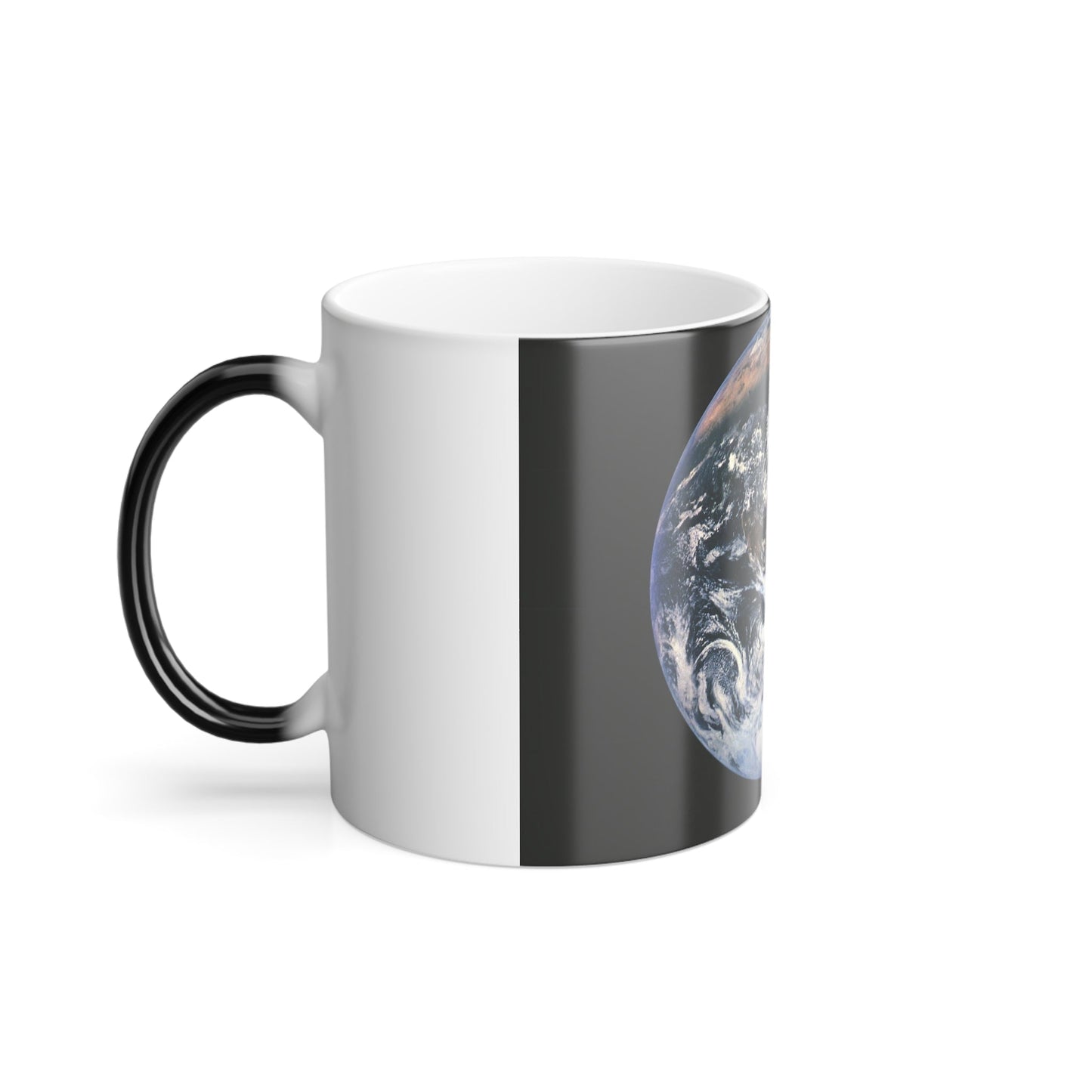 Space - Earth from Space (1973) (Map) Color Changing Mug 11oz-11oz-The Sticker Space