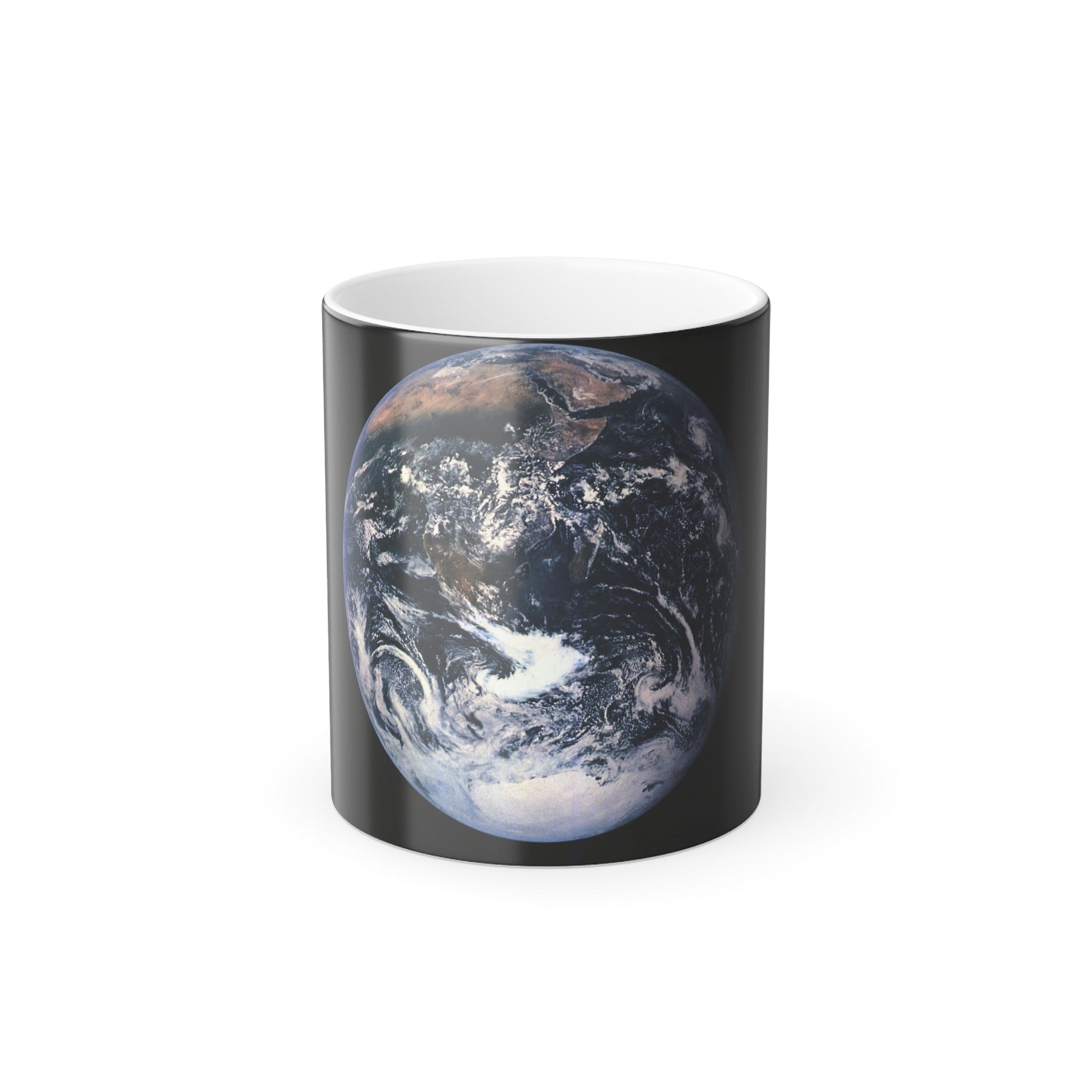 Space - Earth from Space (1973) (Map) Color Changing Mug 11oz-11oz-The Sticker Space