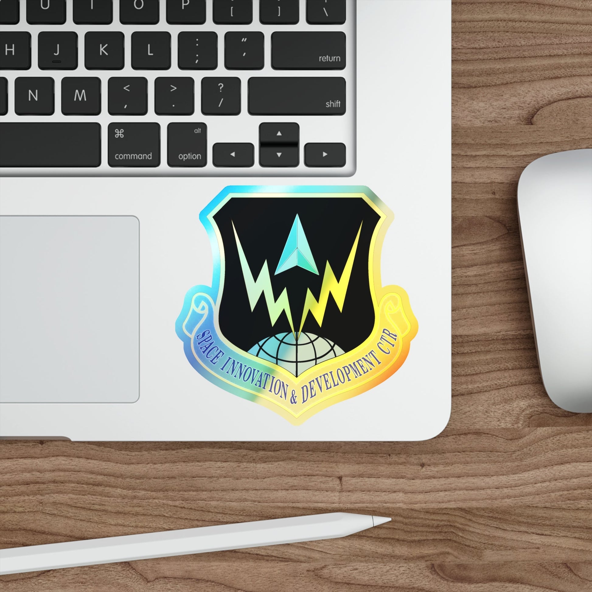 Space Innovation & Development Center (U.S. Air Force) Holographic STICKER Die-Cut Vinyl Decal-The Sticker Space