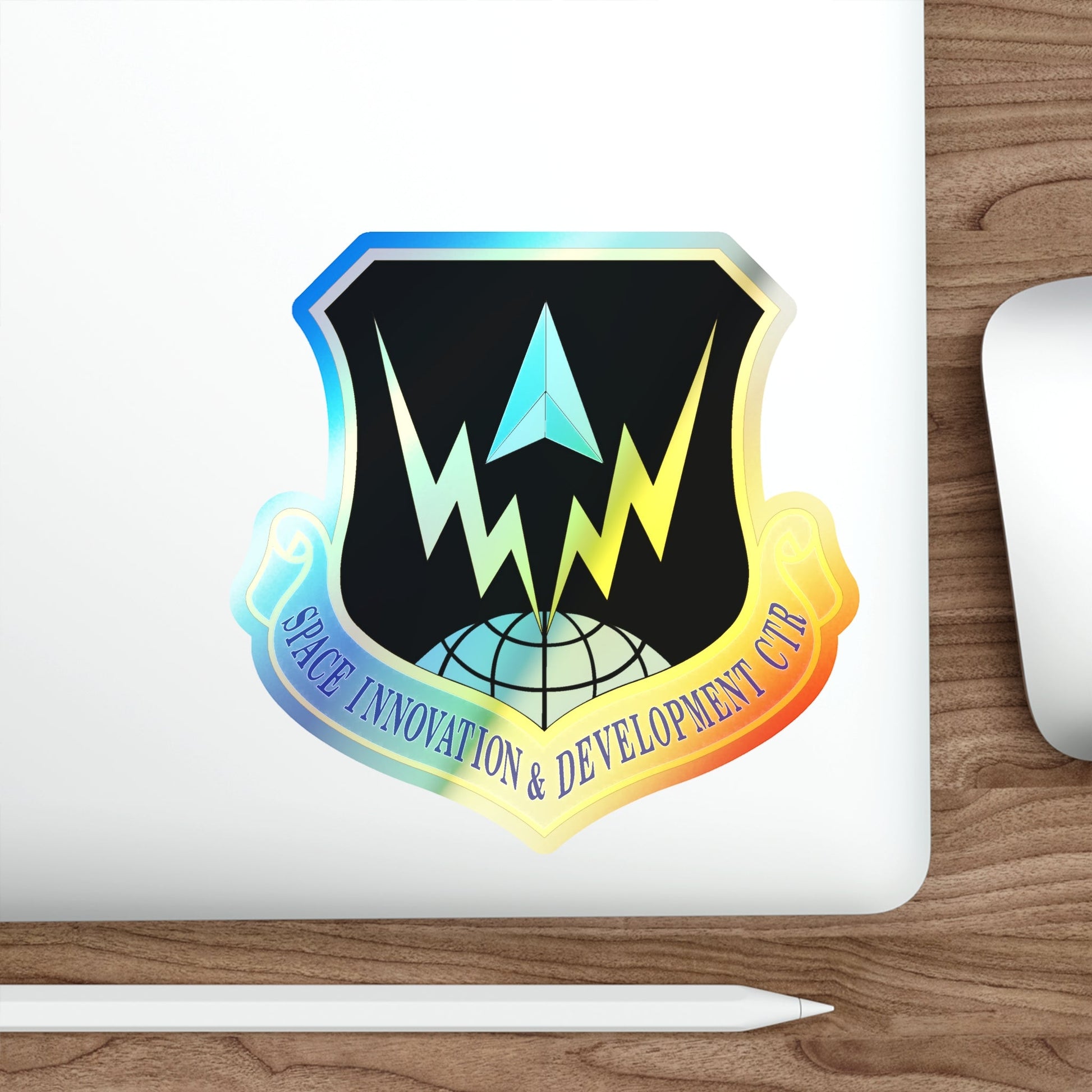 Space Innovation & Development Center (U.S. Air Force) Holographic STICKER Die-Cut Vinyl Decal-The Sticker Space