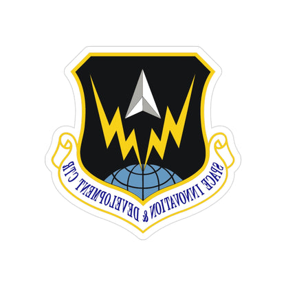 Space Innovation & Development Center (U.S. Air Force) REVERSE PRINT Transparent STICKER-3 Inch-The Sticker Space