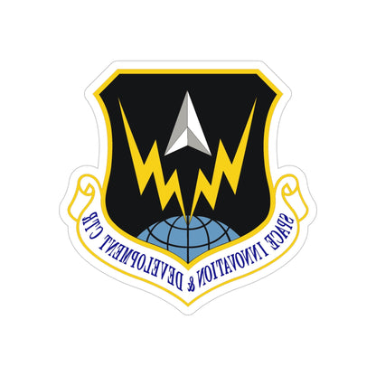 Space Innovation & Development Center (U.S. Air Force) REVERSE PRINT Transparent STICKER-6 Inch-The Sticker Space