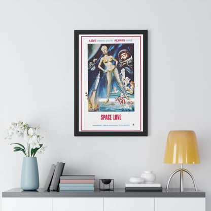 SPACE LOVE 1972 - Framed Movie Poster-The Sticker Space