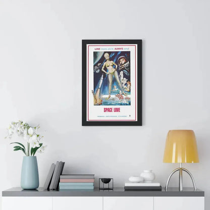 SPACE LOVE 1972 - Framed Movie Poster - The Sticker Space