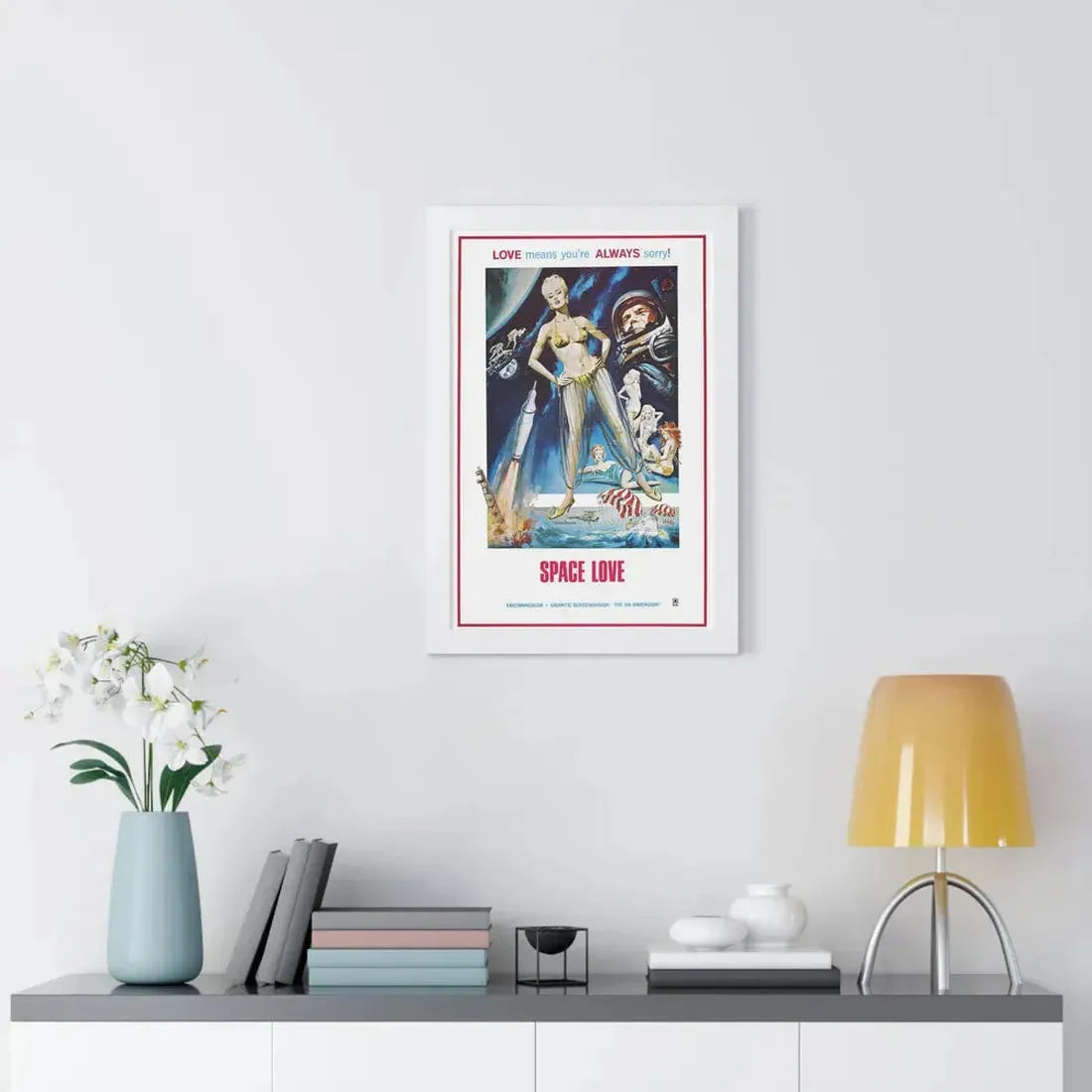 SPACE LOVE 1972 - Framed Movie Poster - The Sticker Space