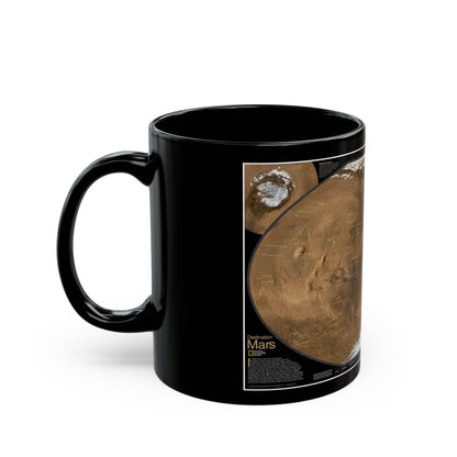 Space - MARS (2001) (Map) Black Coffee Mug-The Sticker Space