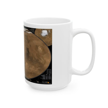 Space - MARS (2001) (Map) White Coffee Mug-The Sticker Space