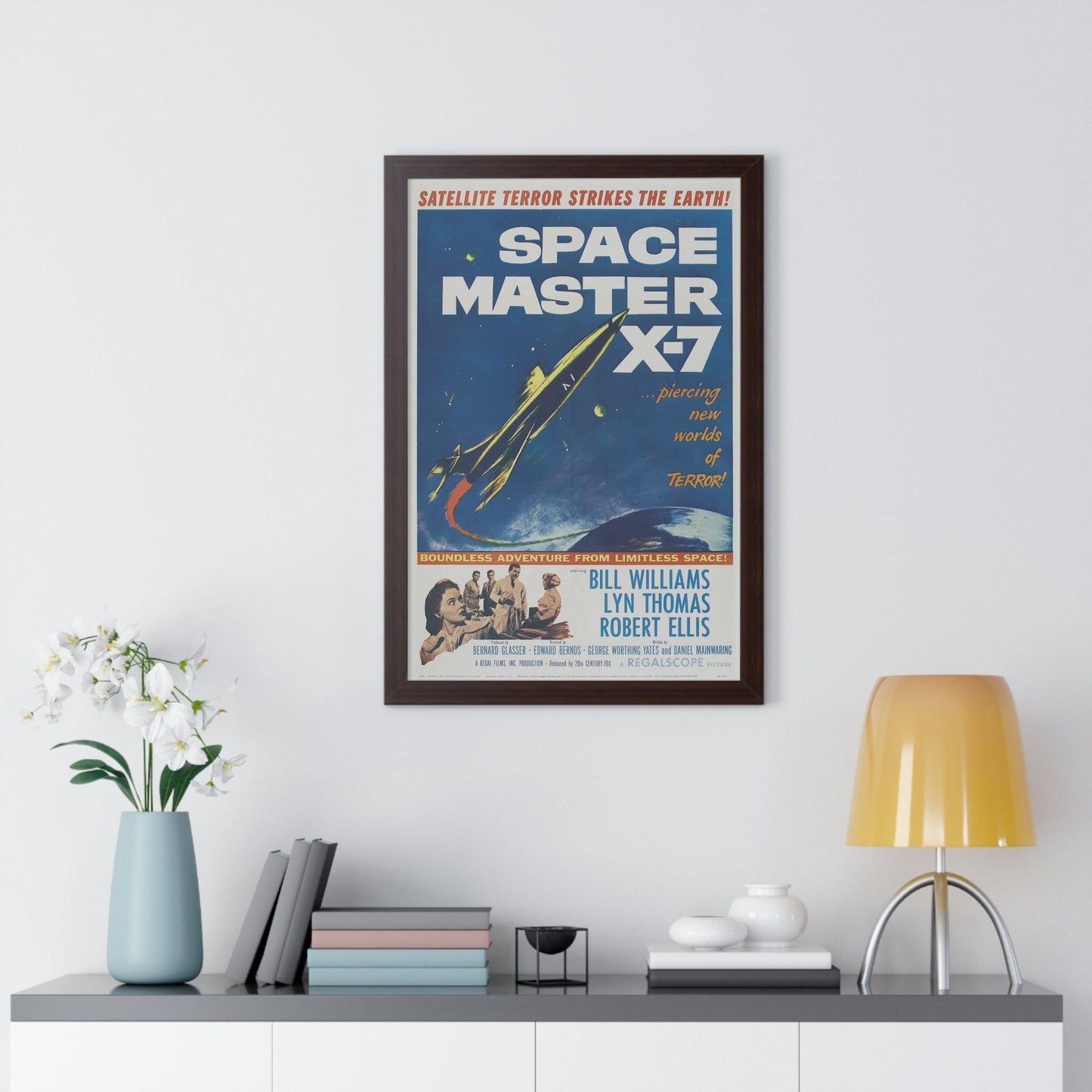 SPACE MASTER X-7 1958 - Framed Movie Poster-The Sticker Space