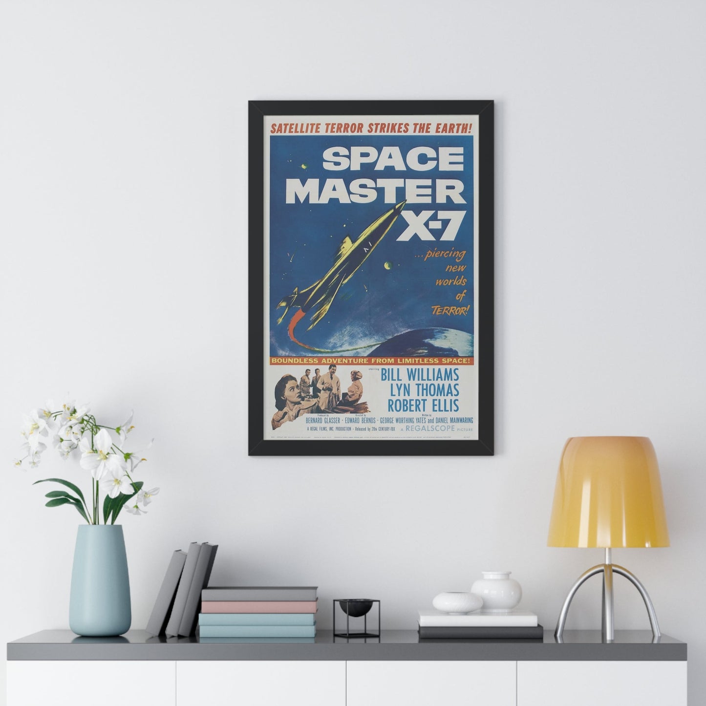 SPACE MASTER X-7 1958 - Framed Movie Poster-The Sticker Space