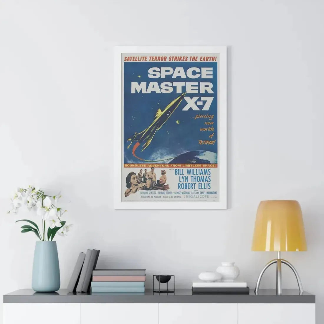 SPACE MASTER X-7 1958 - Framed Movie Poster - The Sticker Space