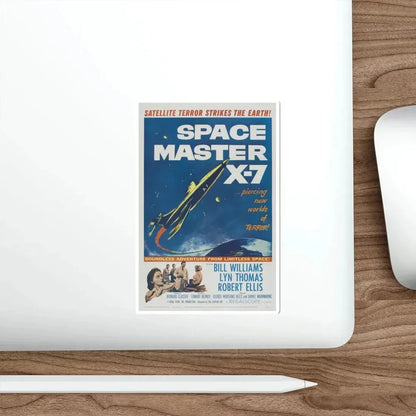 SPACE MASTER X-7 1958 Movie Poster STICKER Vinyl Die-Cut Decal - The Sticker Space