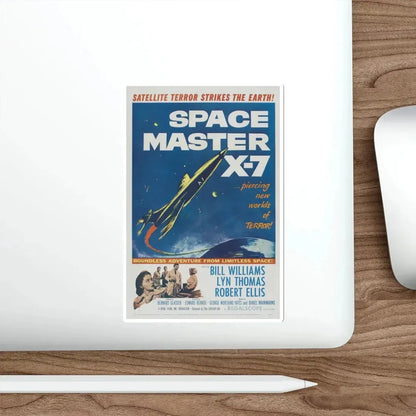 SPACE MASTER X-7 1958 Movie Poster STICKER Vinyl Die-Cut Decal - The Sticker Space
