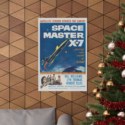 SPACE MASTER X-7 1958 - Paper Movie Poster-The Sticker Space