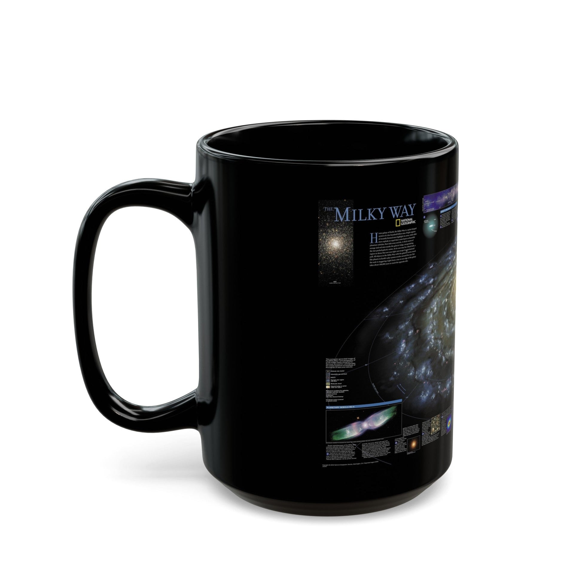 Space - Milky Way (2002) (Map) Black Coffee Mug-The Sticker Space