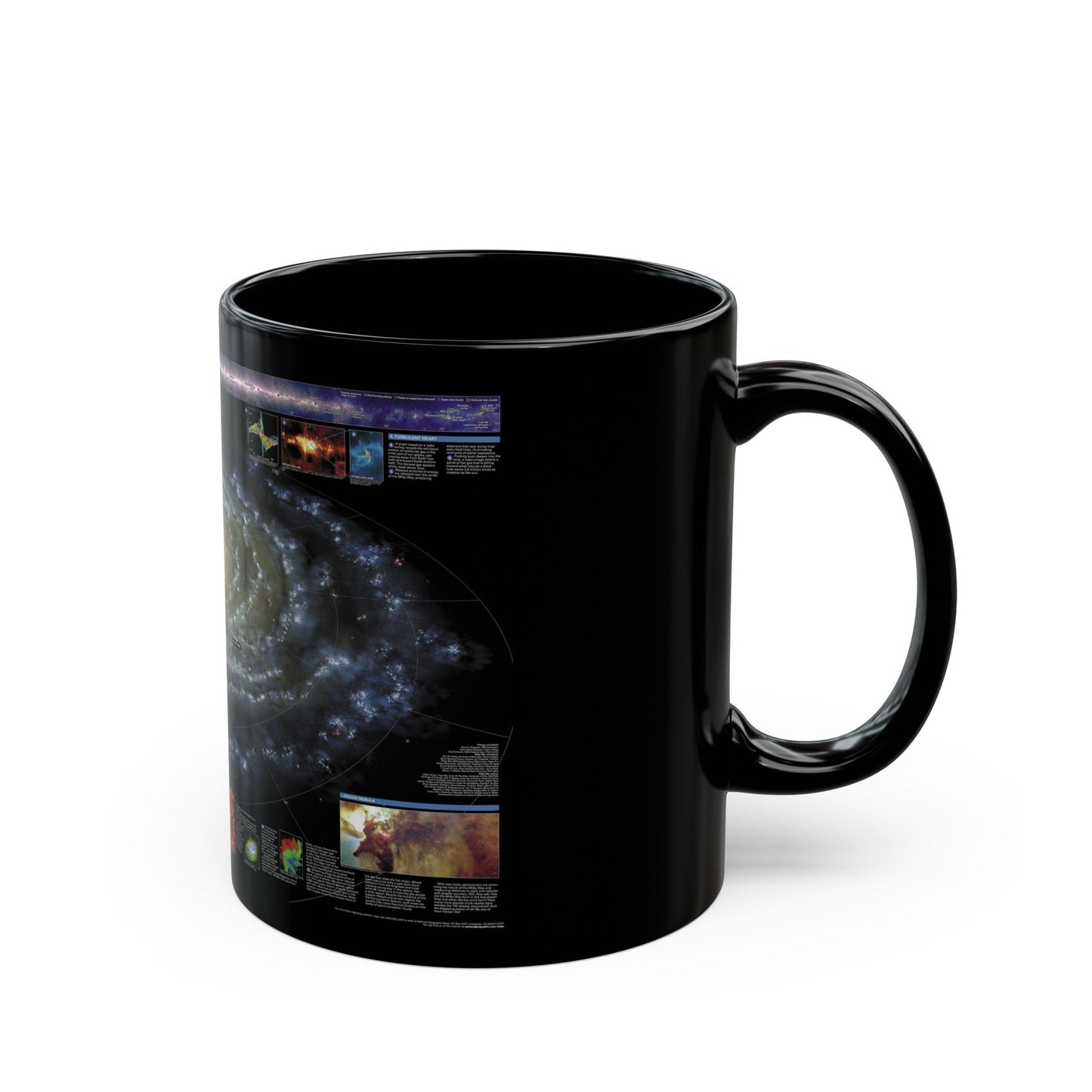 Space - Milky Way (2002) (Map) Black Coffee Mug-The Sticker Space