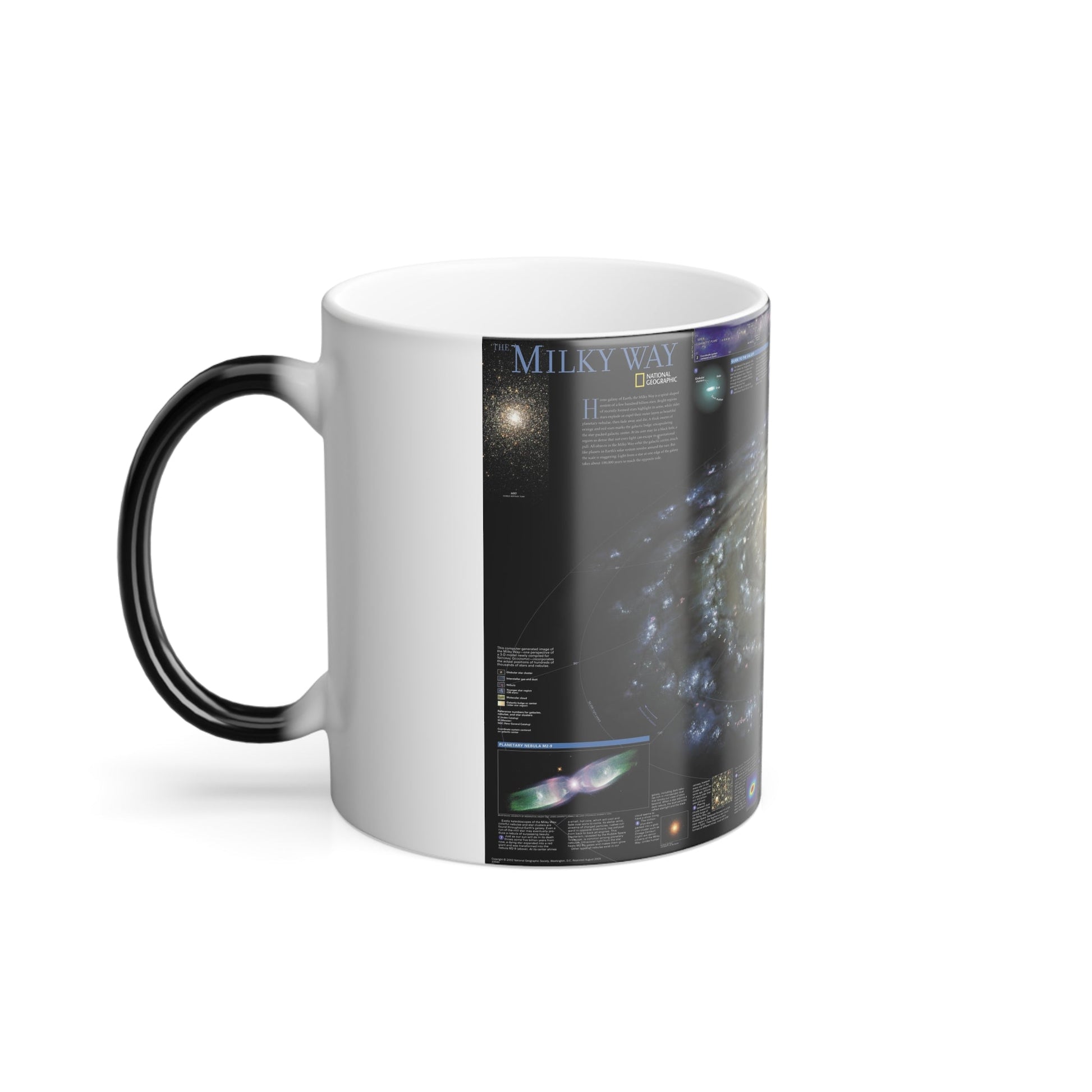 Space - Milky Way (2002) (Map) Color Changing Mug 11oz-11oz-The Sticker Space