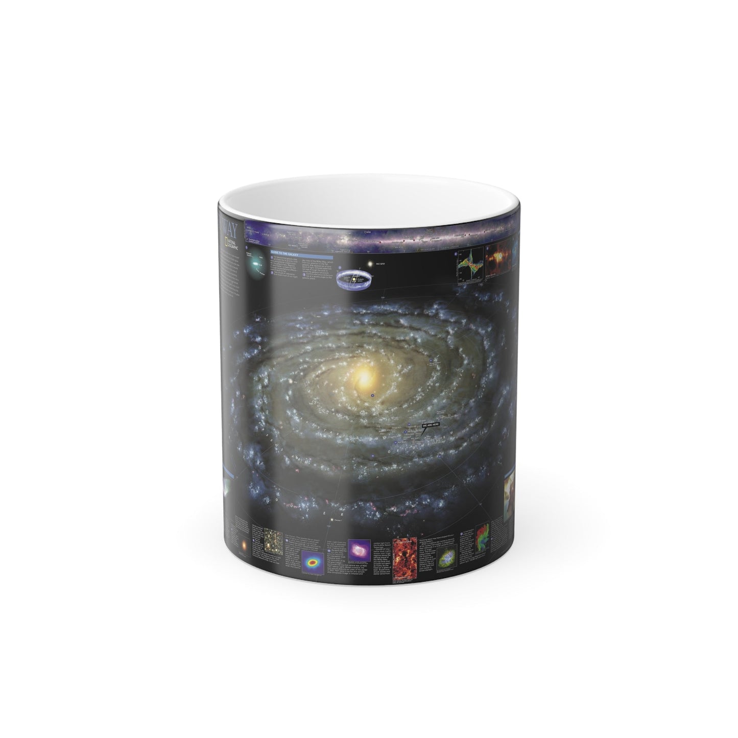 Space - Milky Way (2002) (Map) Color Changing Mug 11oz-11oz-The Sticker Space