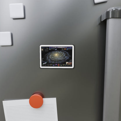 Space - Milky Way (2002) (Map) Refrigerator Magnet-The Sticker Space