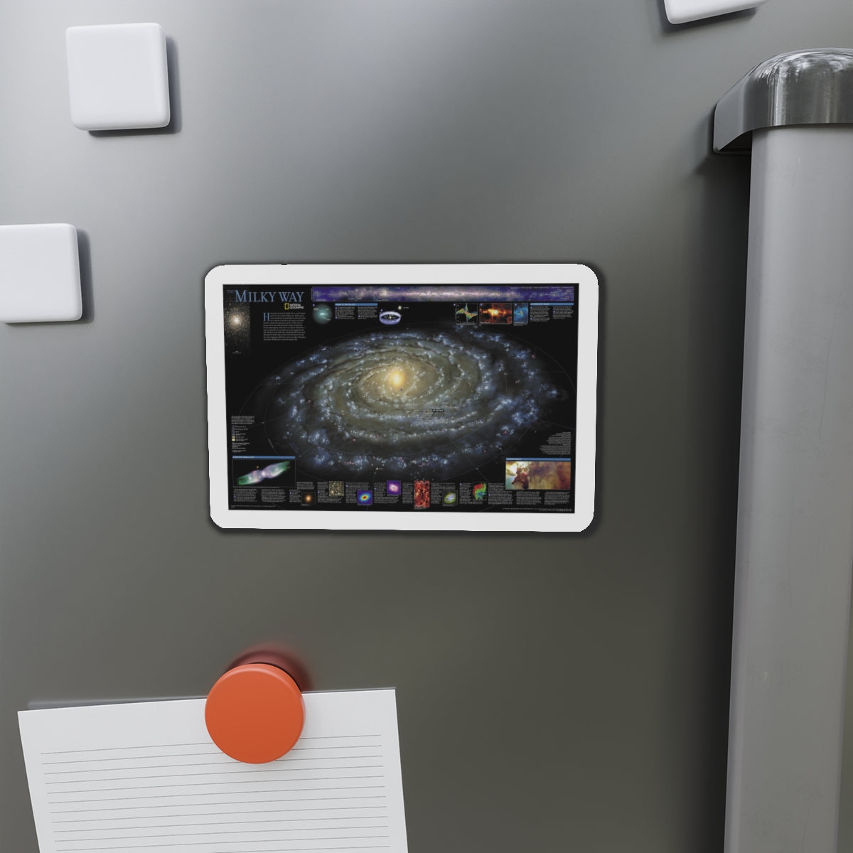 Space - Milky Way (2002) (Map) Refrigerator Magnet-The Sticker Space