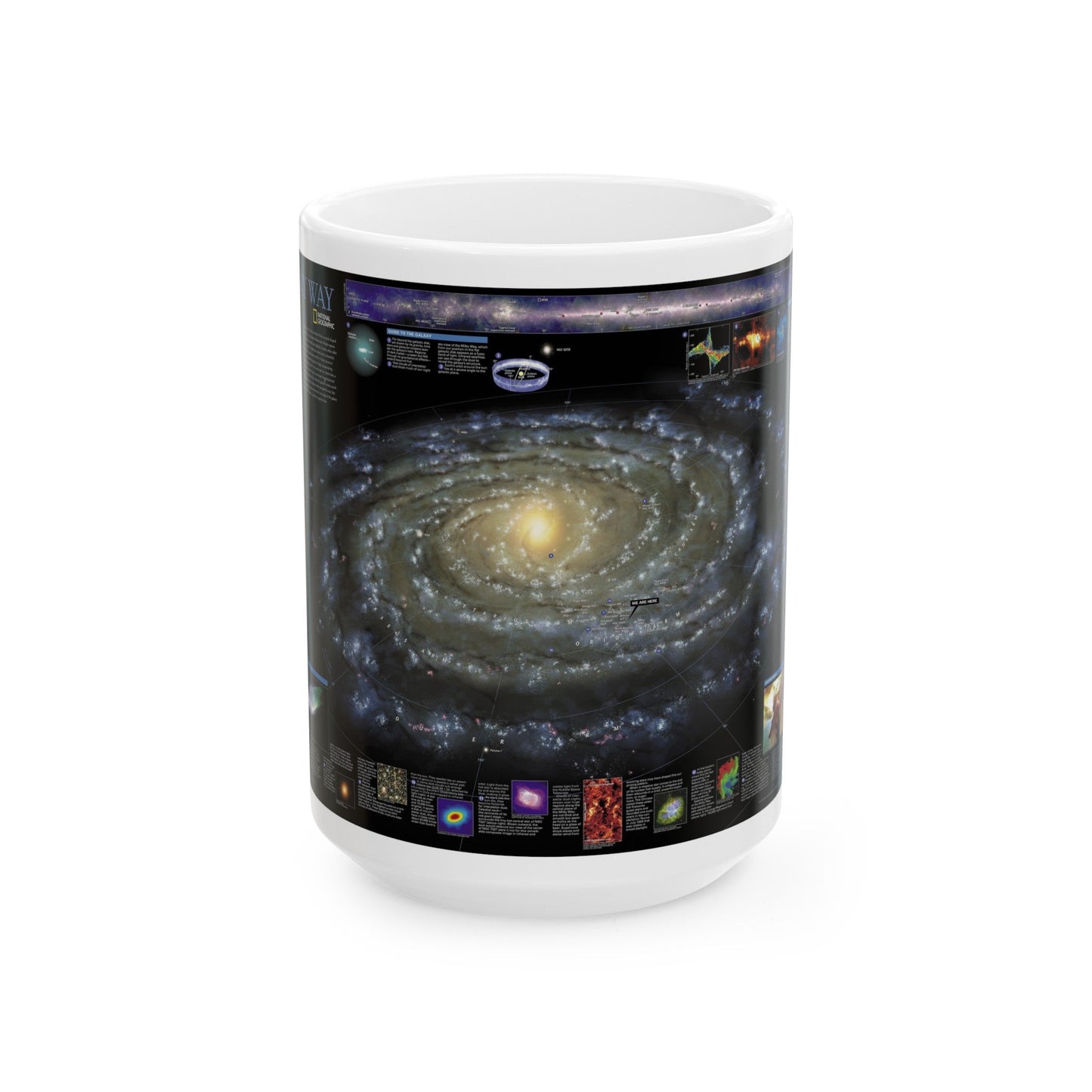 Space - Milky Way (2002) (Map) White Coffee Mug-15oz-The Sticker Space