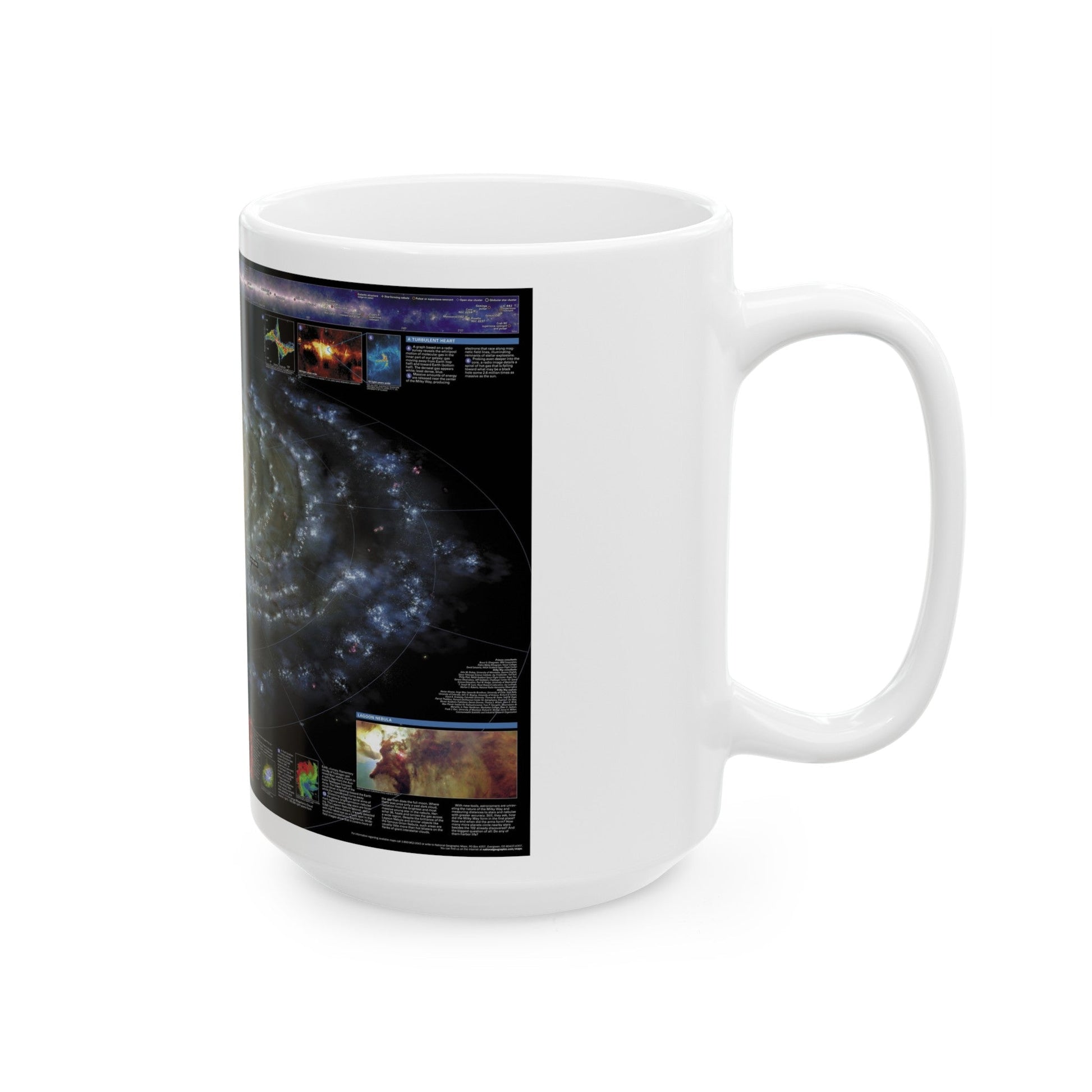 Space - Milky Way (2002) (Map) White Coffee Mug-The Sticker Space