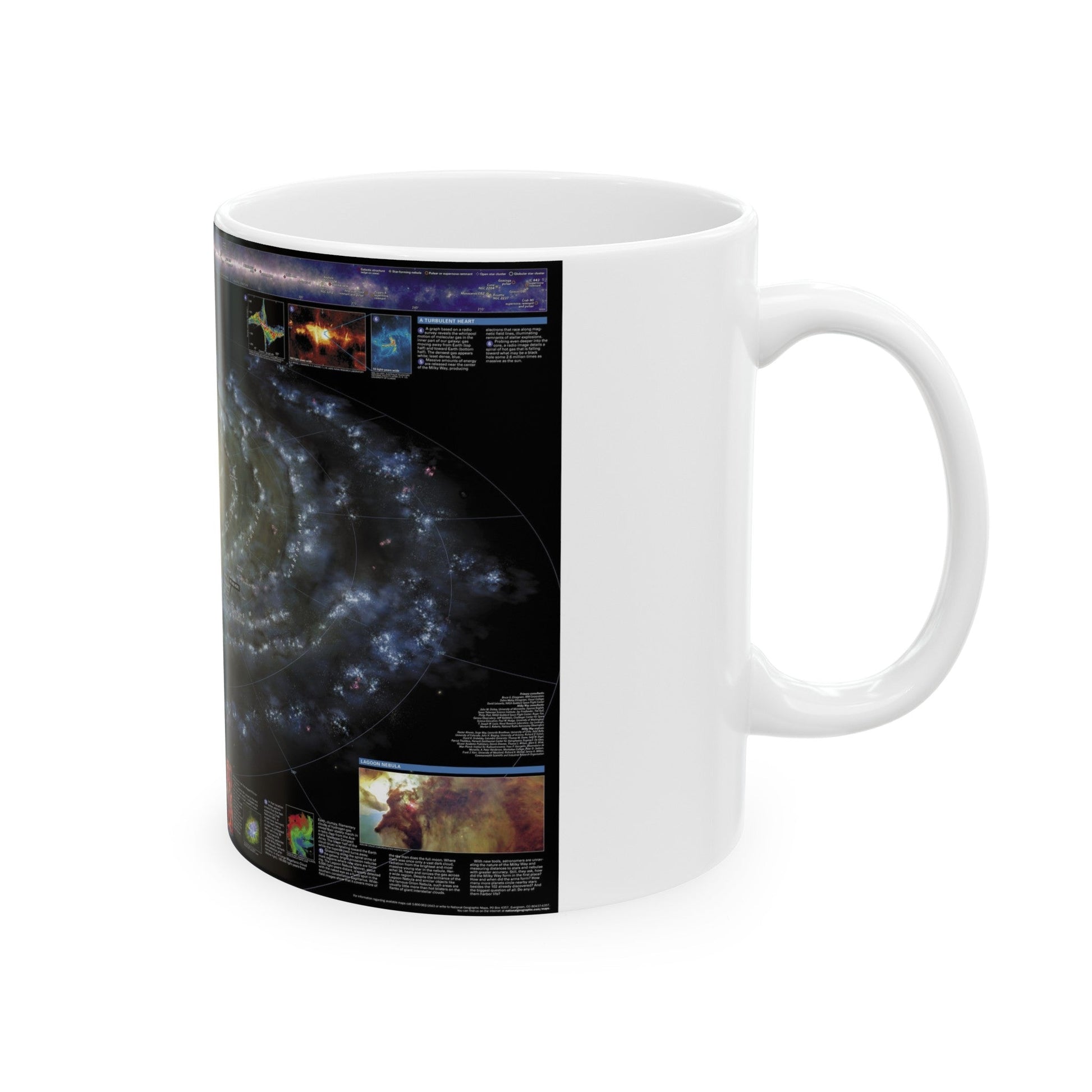 Space - Milky Way (2002) (Map) White Coffee Mug-The Sticker Space